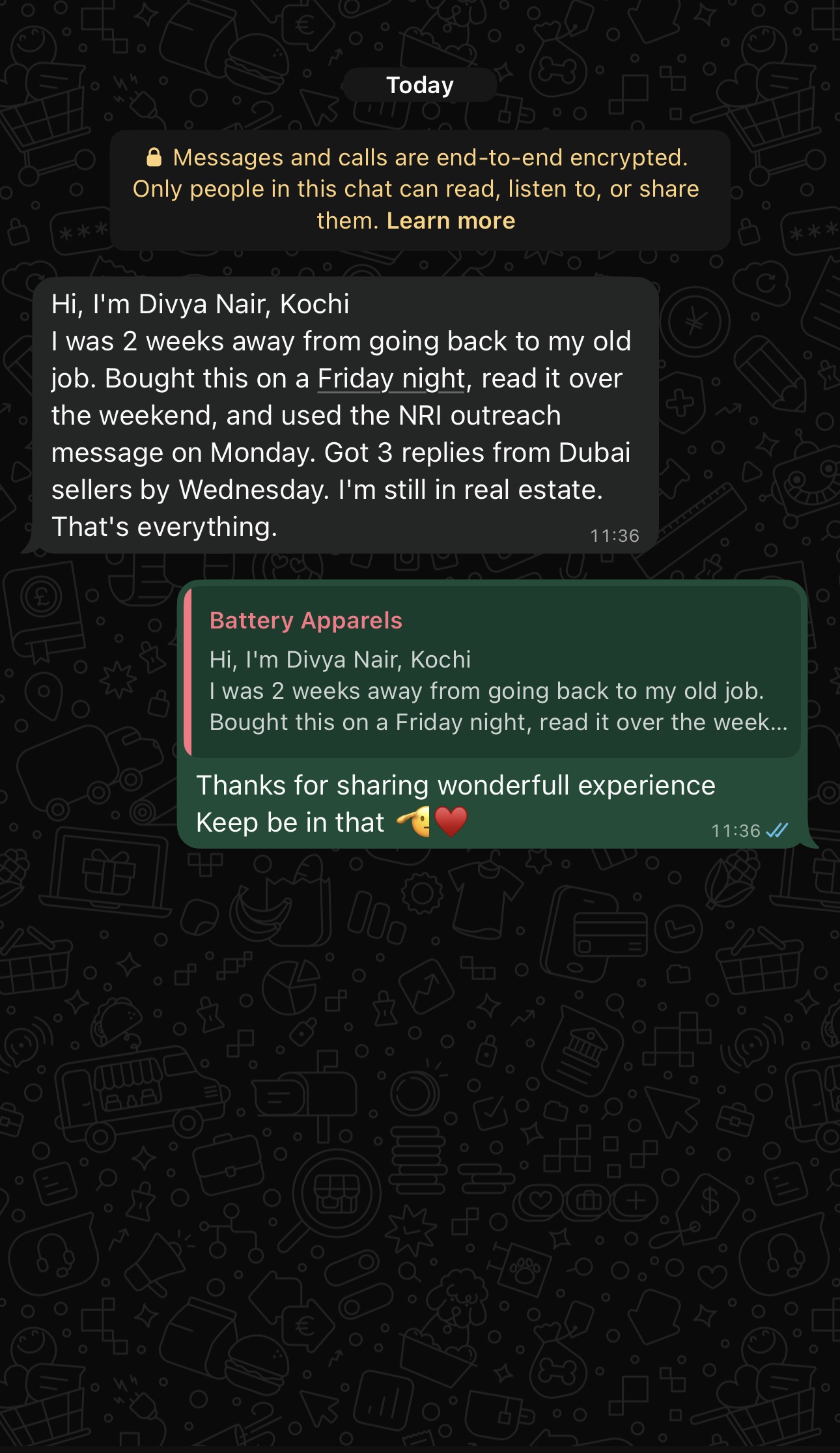 Pooja Verma testimonial screenshot
